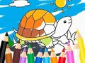 Joc Carte de colorat: Sunny Turtle  on-line