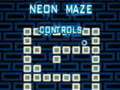Joc Controlul de labirint neon on-line