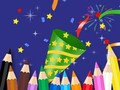 Joc Carte de colorat: La mulți ani  on-line