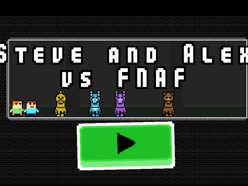 Joc Steve și Alex vs Fnaf  on-line