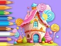 Joc Carte de colorat: Lollipop House  on-line