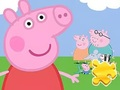 Joc Jigsaw Puzzle: Peppa cu familia  on-line