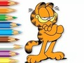 Joc Carte de colorat: Hamburger Garfield  on-line