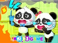 Joc Puzzle -ul jigsaw: artificii pentru bebeluși Panda on-line