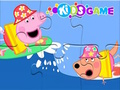 Joc Puzzle -ul Jigsaw: Navigarea pe mare Peppa Pig Sea on-line