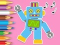 Joc Carte de colorat: Robot Dancing  on-line