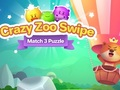 Joc Crazy Zoo Swipe Match 3 Puzzle on-line