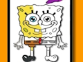 Joc Aventura de colorat SpongeBob  on-line