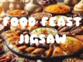Joc Jigsaw de sărbătoare cu mâncare  on-line