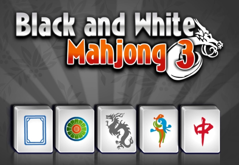Joc Mahjong alb-negru 3  on-line