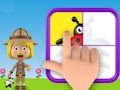 Joc Puzzle Lumea lui Alice Animale  on-line