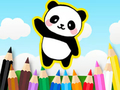Joc Carte de colorat: Cute Panda  on-line