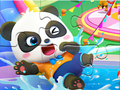 Joc Jigsaw Puzzle: Parcul acvatic Baby Panda  on-line