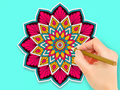 Joc Carte de colorat: Mazy Flower  on-line