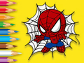 Joc Carte de colorat: Baby Spiderman  on-line