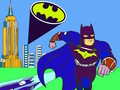 Joc Desene animate Batman de colorat  on-line