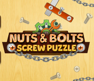 Joc Lemn șuruburi piulițe șurub șurub puzzle  on-line