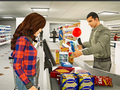 Joc Fata din centrul comercial  on-line