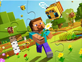 Joc Puzzle -ul jigsaw: mina blockman on-line