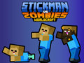Joc Stickman vs Zombies Worldcraft on-line