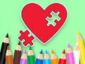 Joc Carte de colorat: BTS Heart Jigsaw  on-line