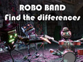 Joc Robot Band - Găsiți diferențele  on-line