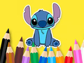 Joc Carte de colorat: Stitch  on-line