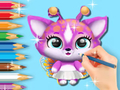 Joc Carte de colorat: Cute Fluvsies  on-line