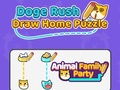 Joc Doge Rush: Desenați puzzle acasă  on-line