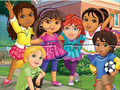 Joc Puzzle -ul jigsaw: Dora în oraș on-line