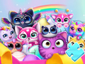 Joc Puzzle -ul jigsaw: petrecerea fluvsies on-line