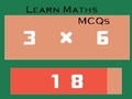 Joc Învață matematică MCQ  on-line