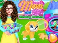 Joc Mama și Taylor spălând rufe  on-line