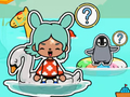 Joc Test pentru copii: Grup de animale distractive  on-line