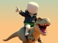 Joc Stickman. Arena dinozaurilor  on-line