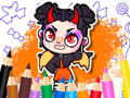Joc Carte de colorat: Avatar World Cute Devil  on-line