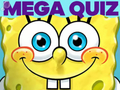 Joc Test pentru copii: Mega Quiz SpongeBob  on-line