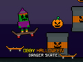 Joc OBBY Halloween Danger Skate on-line