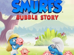 Joc Povestea shooterului cu bule Smurfs on-line