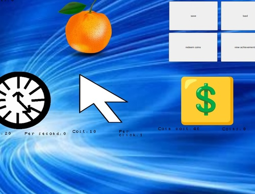 Joc Clicker mandarine on-line
