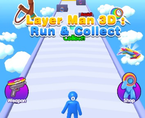 Joc Layer Man 3d Run Collect on-line