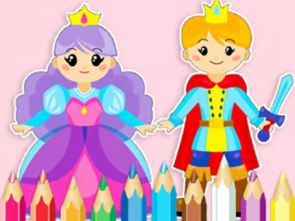 Joc Carte de colorat: Sweet Royal Date  on-line
