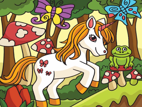 Joc Unicorn Găsește diferențele  on-line