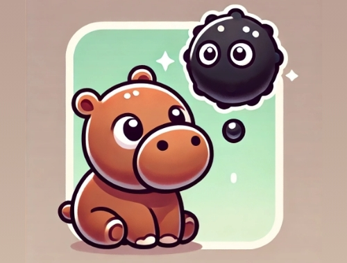 Joc Ascunde Moodeng Hippo!  on-line