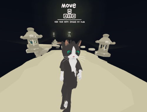 Joc Cat Warrior Parkour on-line