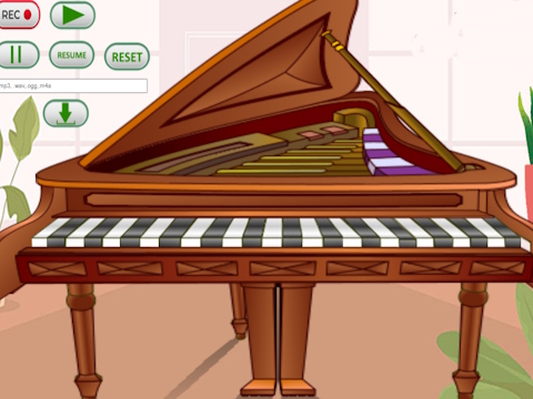 Joc Simulator de pian online  on-line