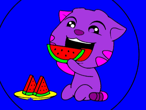 Joc Cărți de colorat Talking Tom  on-line