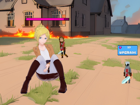 Joc Atacul asupra Waifu Clicker  on-line