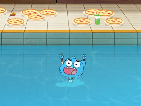Joc Petrecerea la biliard din lumea uimitoare a lui Gumball  on-line