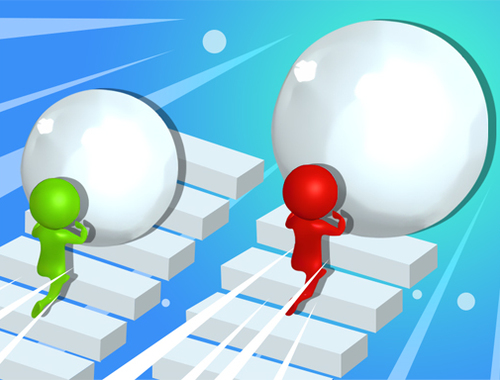 Joc Cursa de zăpadă Curse distractive 3d  on-line